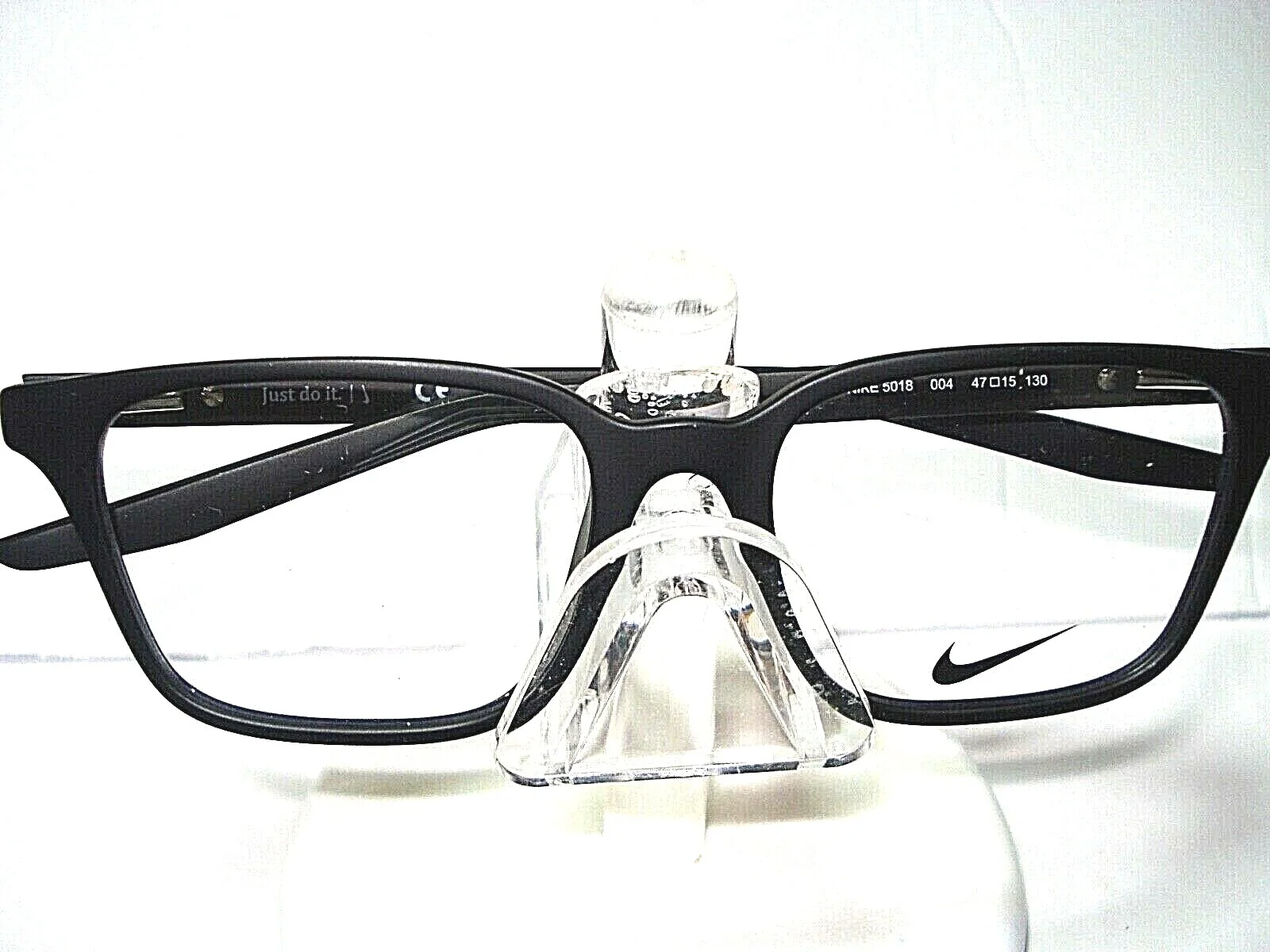 AUTHENTIC NEW NIKE EYEGLASSES 5018 MATTE BLACK 004 Unisex Kids 2