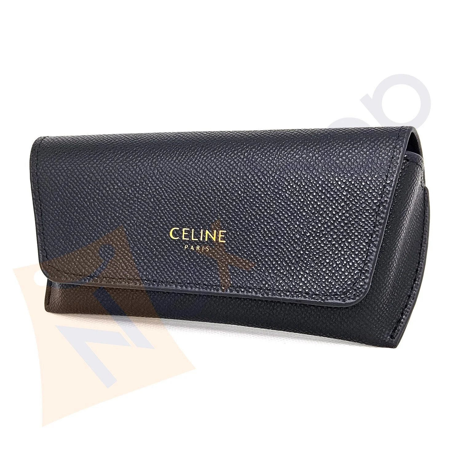 Celine Sunglasses Eyeglasses Soft Black Leather Case w/ Cleaning Cloth & GiftBox