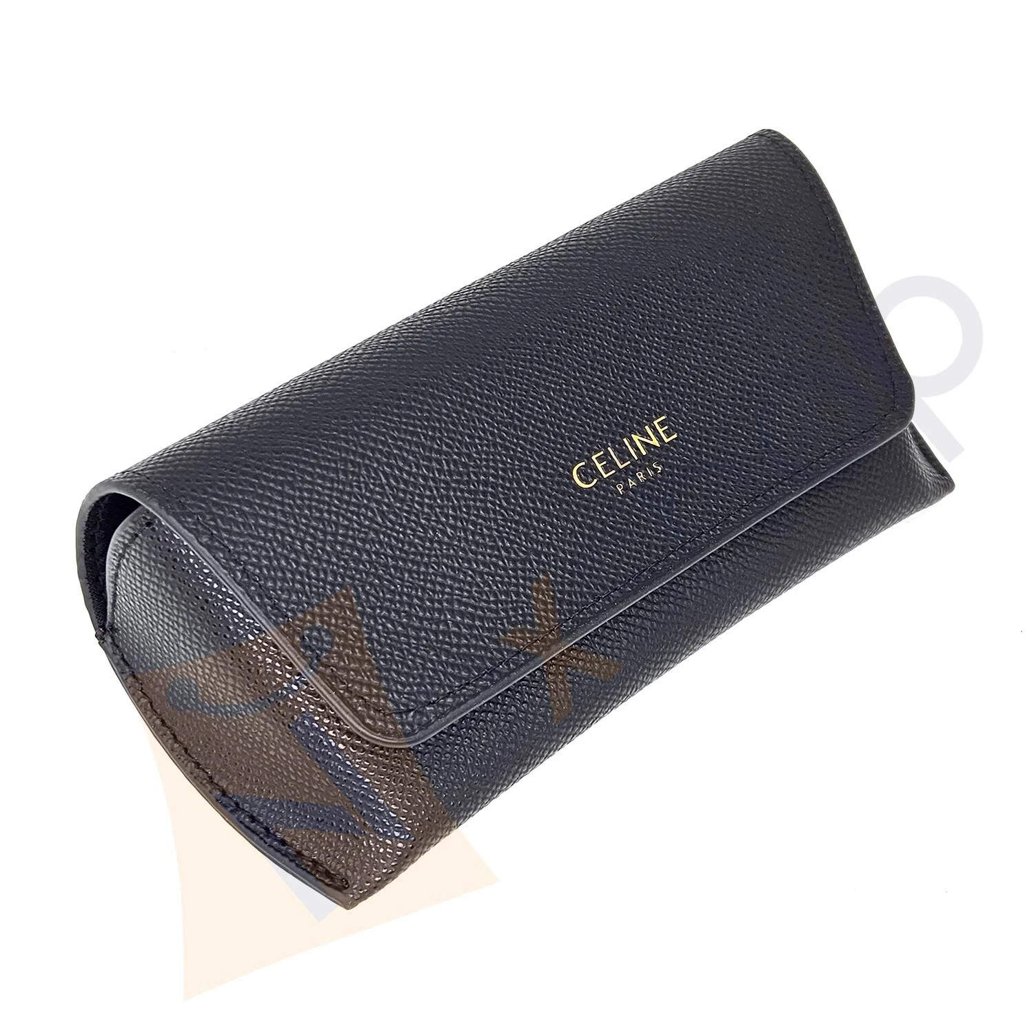 Celine Sunglasses Eyeglasses Soft Black Leather Case w/ Cleaning Cloth & GiftBox 4