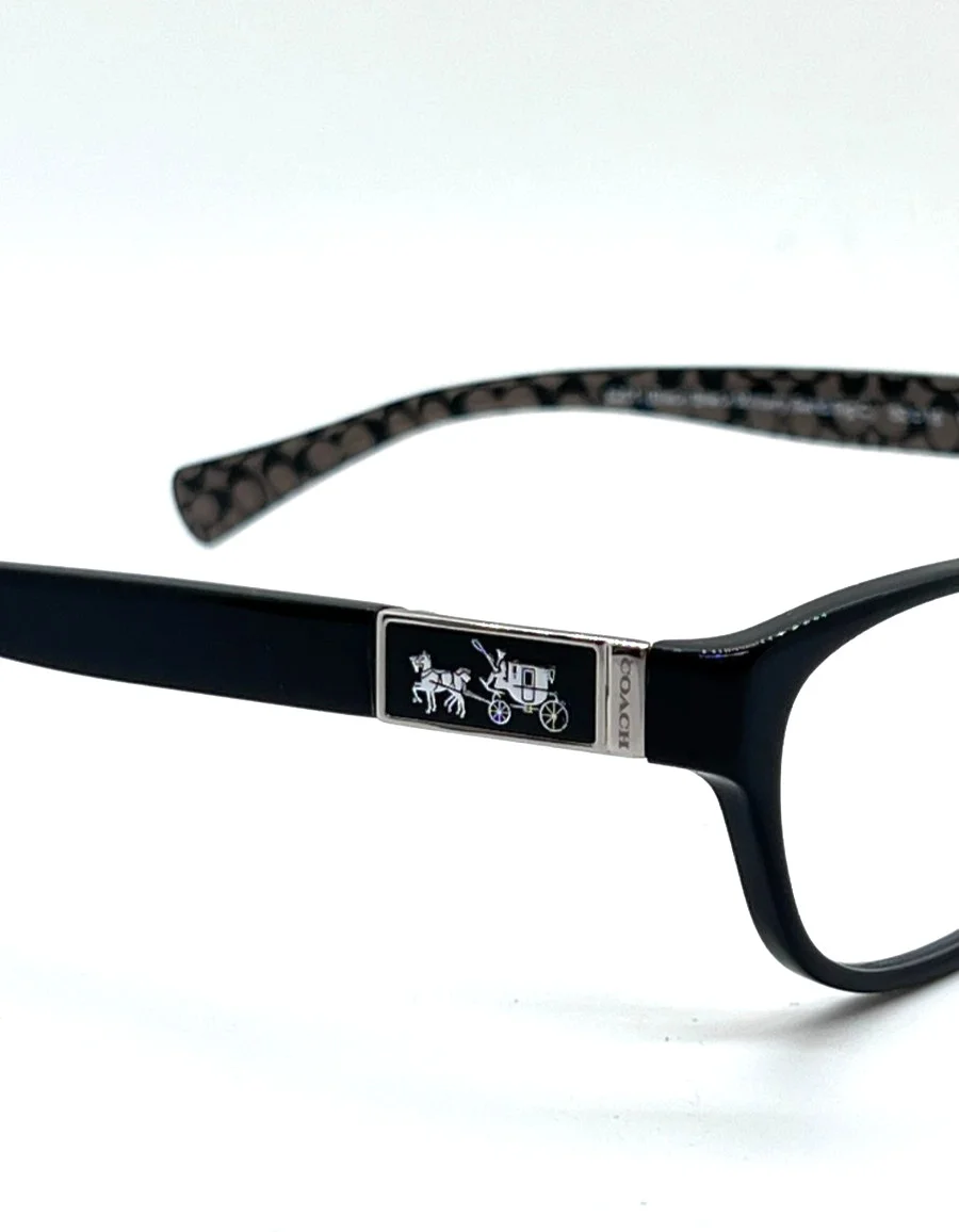 COACH HC 6061 5261 Unisex Eyeglasses 52-15-135 Black 100% Authentic NO CASE 2