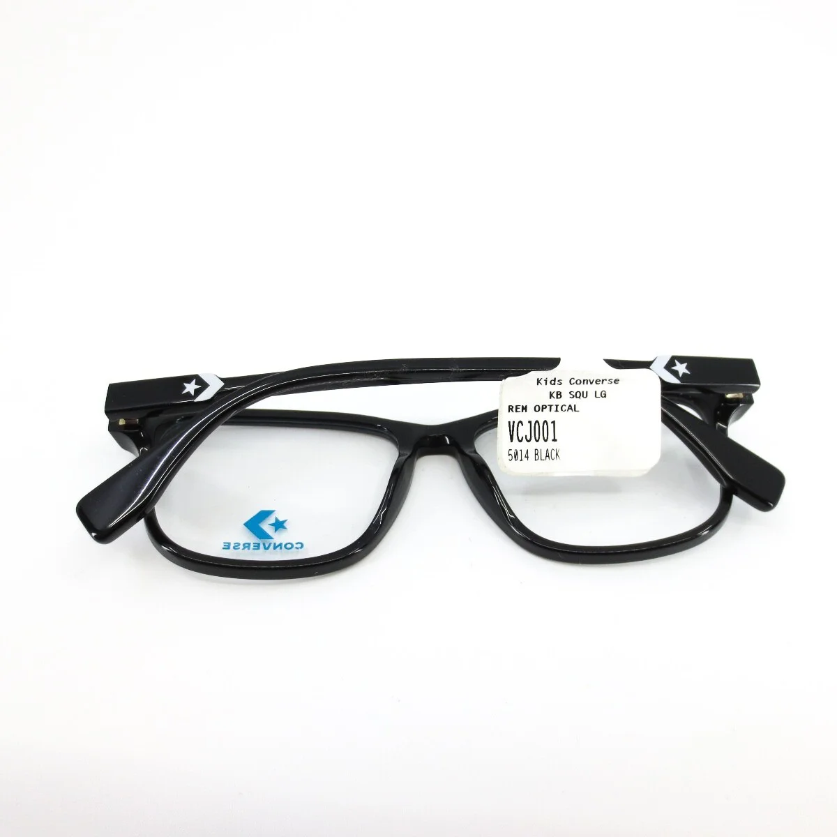 CONVERSE VCJ001 BLACK Rectangular Kids Boys Eyeglasses 50-14-130 mm a1 2
