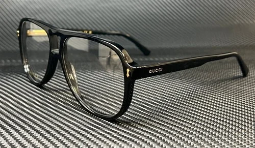 GUCCI GG1044O 001 Black Gold Men