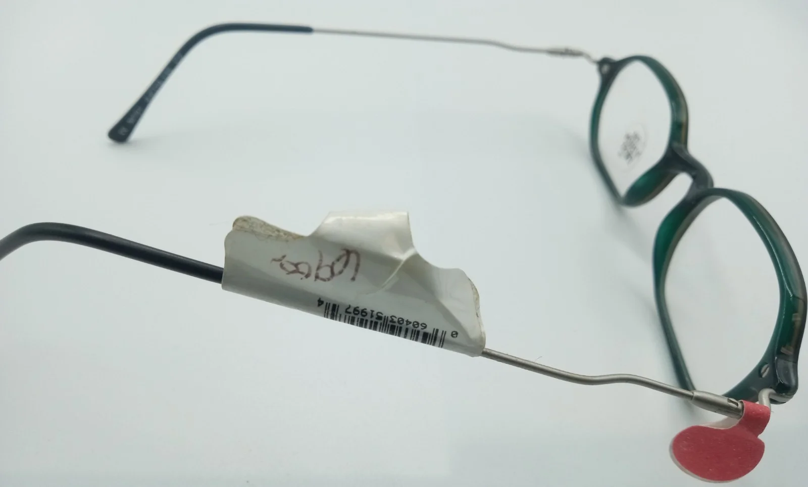 KP 8003 clear black Rectangle Kids Eyeglasses Frames 47-17-130 mm 3