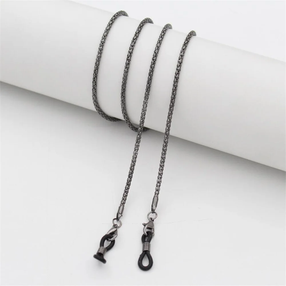 Metal Bead Eyeglass Chain Glasses Strap Holder Lanyard Sunglasses Non-slip
