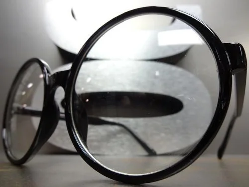 New Fashion Women Black Eyeglasses Frame Vintage Transparent Rectangle Small Clear Lens Fake Glasses Optical Spectacle Frame 2
