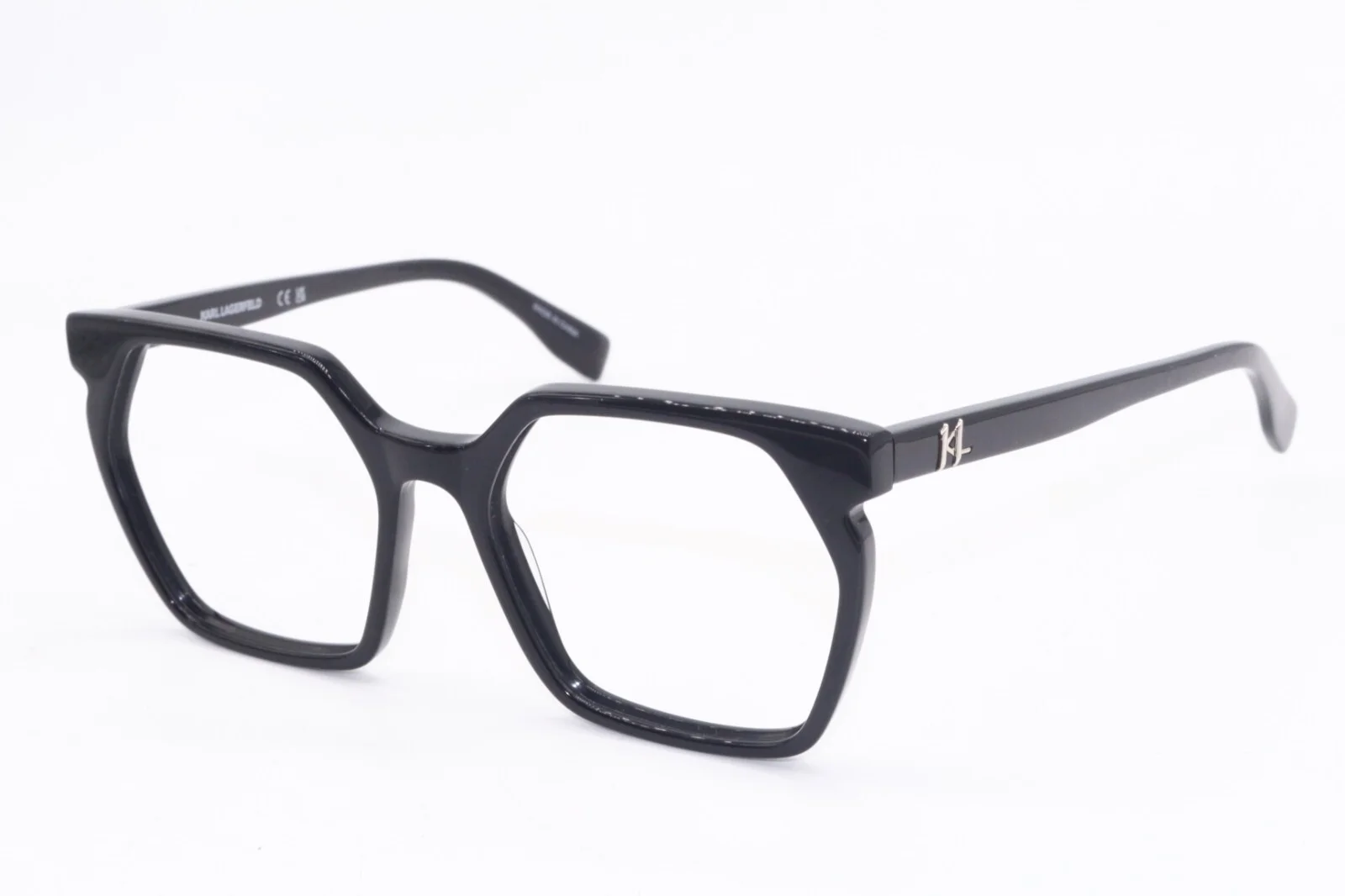 NEW KARL LAGERFELD KL6093 001 BLACK AUTHENTIC DESIGNER EYEGLASSES 54-18