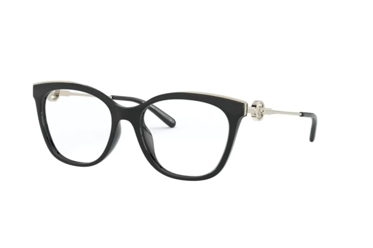 New Michael Kors Woman Square Eyeglasses MK4076U 3332 Black 54mm