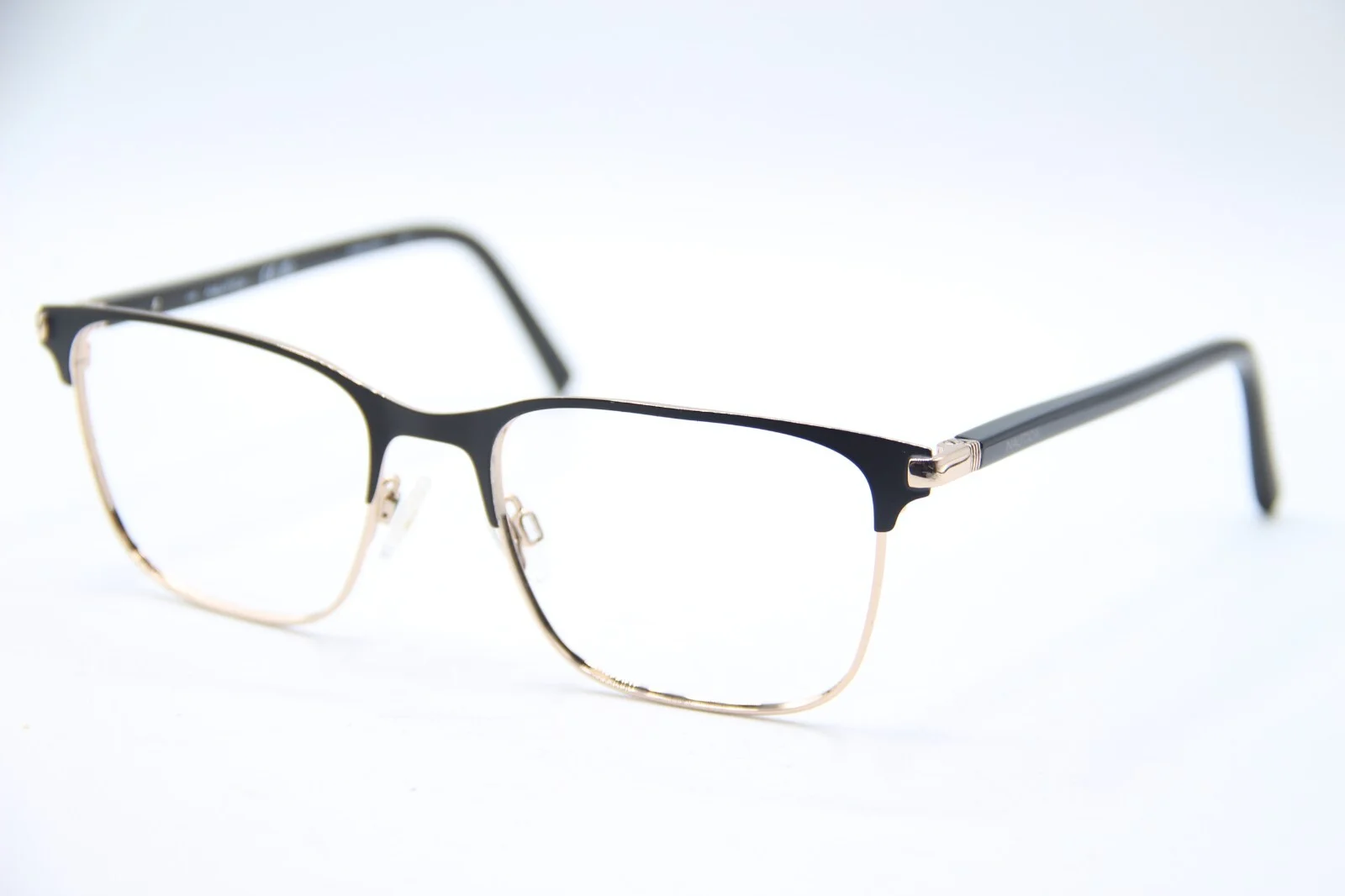 NEW NAUTICA N7319 006 BLACK GOLD AUTHENTIC DESIGNER EYEGLASSES 54-18