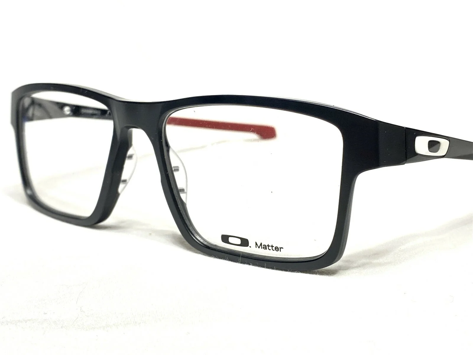 NEW Oakley Chamfer 2 OX8040-0554 Mens Black & Red Eyeglasses Frames 54/17~140