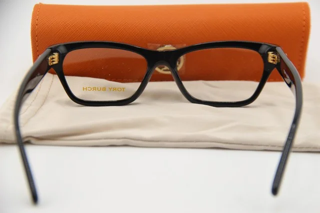 NEW TORY BURCH TY 2097 1709 BLACK GOLD AUTHENTIC EYEGLASSES 51-16 2