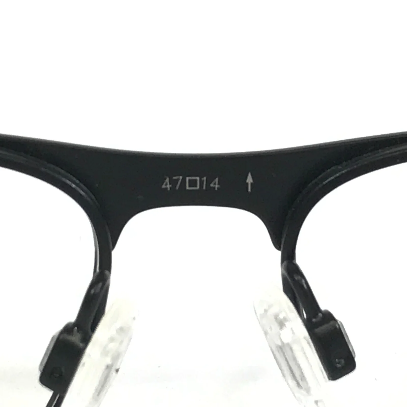 Nike Kids Eyeglasses Frames 5574 015 Black Gray Rectangular Full Rim 47-14-125 2