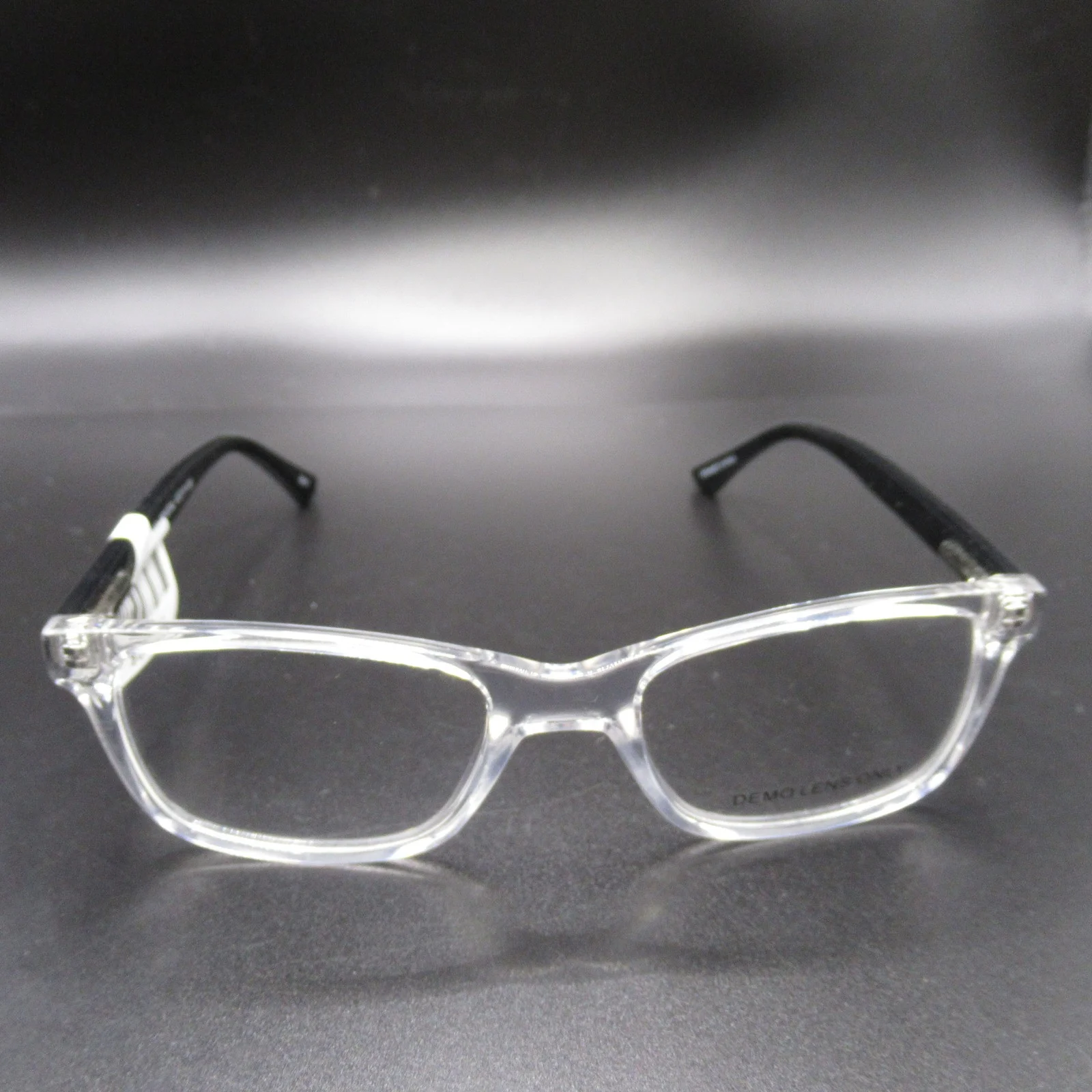 Nike Kids Eyeglasses Frames 5574 015 Black Gray Rectangular Full Rim 47-14-125 3