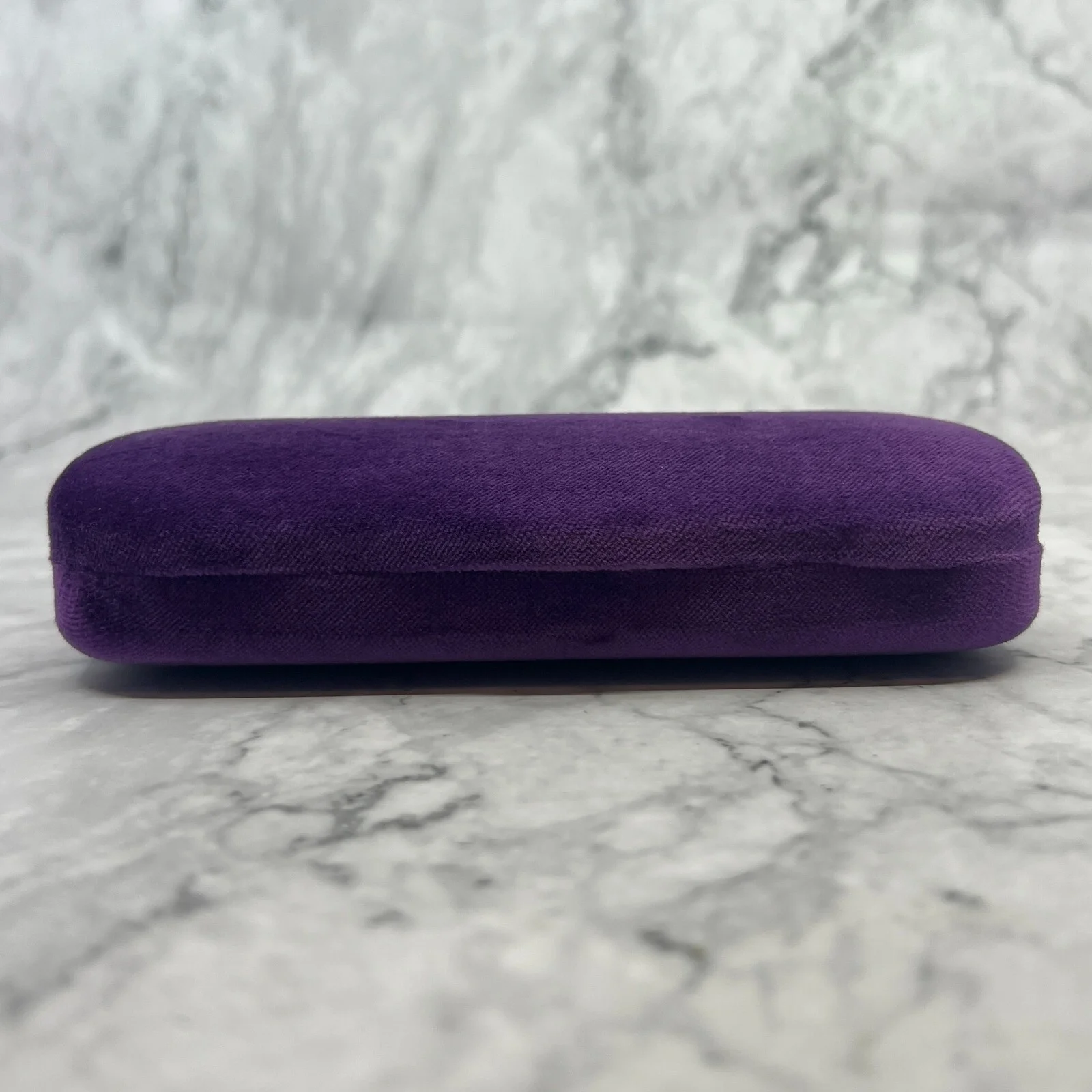 Purple Clamshell Glasses Case Small Reading Glasses Case Black Optical Eyeglasses Storage Pen Holder Fashion Eyewear Accessories 2