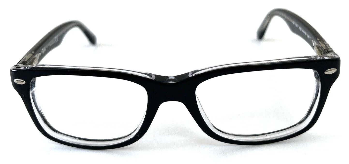Ray Ban Jr RB1531 3529 Kids Crystal Black Square Eyeglasses Frame 48-16 130 2