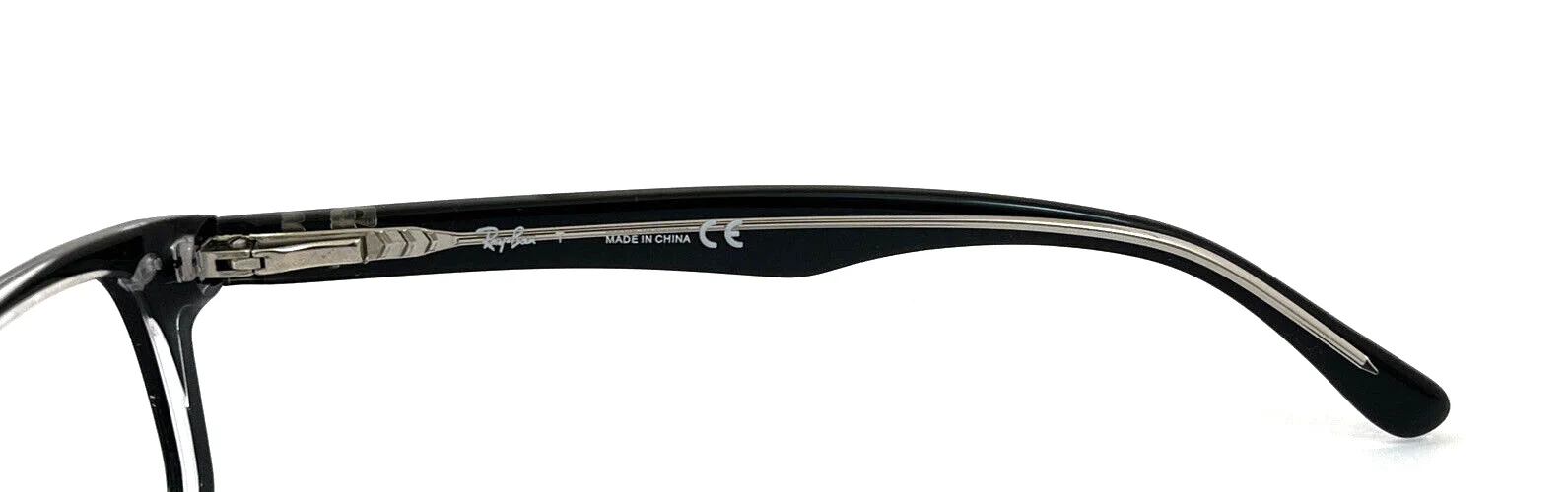 Ray Ban Jr RB1531 3529 Kids Crystal Black Square Eyeglasses Frame 48-16 130 3