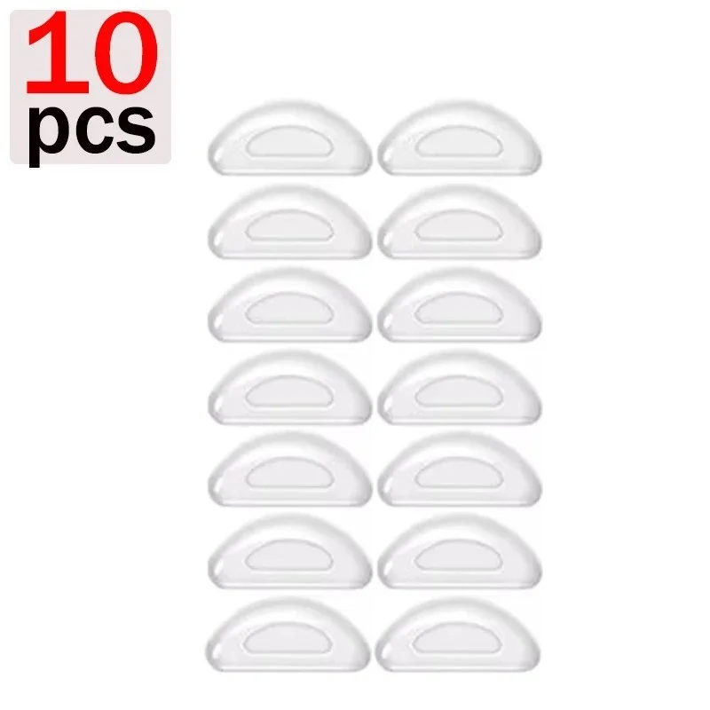 Silicone Eyeglasses Anti-slip Stick On Nose Pads Sunglasses Glasses 2 Styles