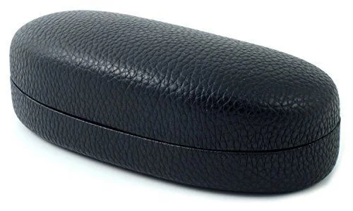 Simple Hard Eyeglass/Sunglass Case in Black for Large & Wraparound Frames HC-7