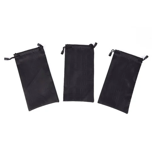 Soft Cloth Glasses Bag Sunglasses Case Waterproof Dustproof Eyeglasses Pouch Eyewear Accessories Black White Gray Sunglasses Bag 2