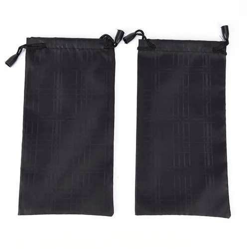 Soft Cloth Glasses Bag Sunglasses Case Waterproof Dustproof Eyeglasses Pouch Eyewear Accessories Black White Gray Sunglasses Bag 4