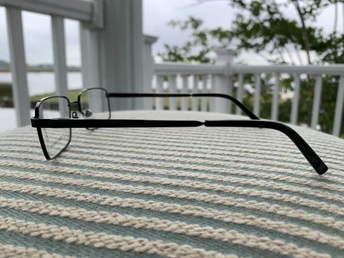 Unbranded MM1029 BK Black Mens Rectangular Full Rim Eyeglasses Frames 55[]18-145 3